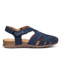 Hotter - Wide Fit 'Carpa' Closed-Toe Sandals - Lyst