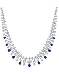 LÁTELITA London - Duchess Sapphire Statement Necklace - Lyst