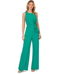 Adrianna Papell - Wide Leg Bow Detail Jumpsuit - Lyst