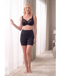 CAMILLE - Two Pack Comfortable Classic Lace Control Shorts - Lyst