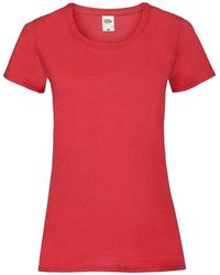 Fruit Of The Loom - Valueweight Heather Lady Fit T-Shirt - Lyst
