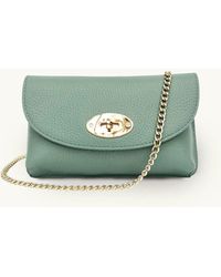 Apatchy London - The Mila Mint Leather Phone Bag - Lyst