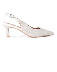 Carvela Kurt Geiger - 'Corletta Sling Court Low' Fabric Heels - Lyst