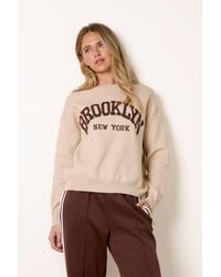 Blue Vanilla - Long Sleeve Round Neck Jumper - Lyst