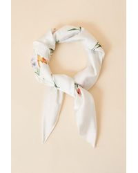 Accessorize - Wildflower Large Satin Square Scarf - Lyst