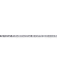 Jewelco London - Princess Cz Tennis Eternity Line Bracelet 3Mm 7.5" + 1" - Lyst