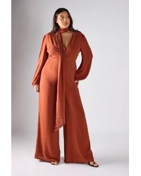 Shnoo - Long Sleeved Wide-Leg Jumpsuit - Lyst