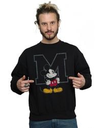 Disney - Classic M Mickey Mouse Sweatshirt - Lyst