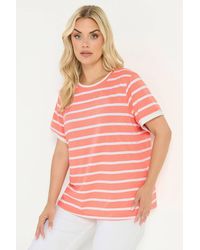Yours - Stripe Ringer T-Shirt - Lyst