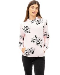 Disney - Mickey & Minnie Mouse Aop Womens Pullover Hoodie - Lyst