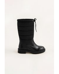 Monsoon - Quilted Leather Boots - Lyst