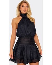 EGO - Sleeveless Open Back Mini Dress - Lyst