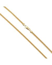 Raina Jewels - 22Ct Solid Foxtail Chain Necklace 22 Inches 2.5Mm Width - Lyst