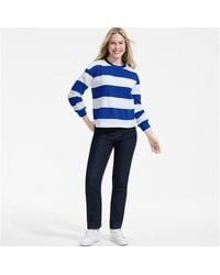 Lands' End - Tall Recover Straight Leg Jeans, High Waisted - Lyst