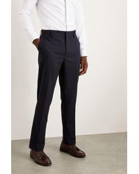 Burton - Plus Tailored Fit Navy Essential Suit Trousers - Lyst