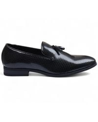 Infinity Leather - Formal Tassel Loafers Slip-On Leather Shoes - Lyst