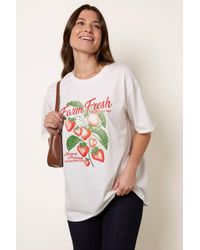Blue Vanilla - Short Sleeve Round Neck Top - Lyst