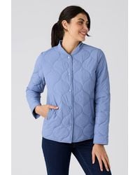 DAMART - Lightweight Water-Repellent Padded Coat With Pockets - Lyst