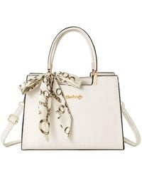 MODISHION - Classic Tote Bag With Removable Scarf Decor - Lyst