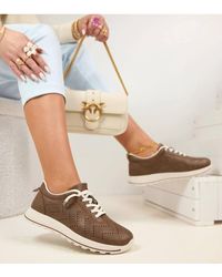 Love Lace - Openwork Slip On Sport Shoes With Cushioned Lightweight Sole - Lyst