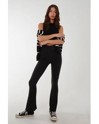 Pink Vanilla - Ribbed Leggings - Lyst