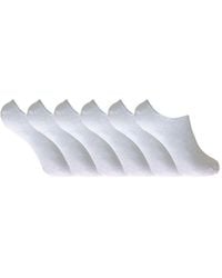 Sock Snob - 6 Pack Anti Sweat Bamboo Liner Ankle Socks With Grips - Lyst