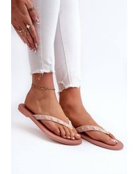 Love Lace - Balloon Scent Flat Hypoallergenic Synthetic Flip Flops - Lyst