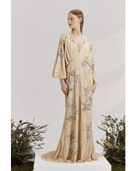 Coast - Rsn Inspired Kimono Maxi Dress - Lyst