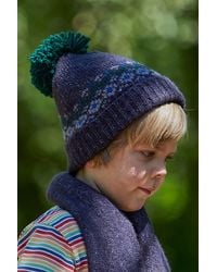 Moshulu - 'Mini Frampton Hat' Kid's Fairisle Bobble Hat - Lyst