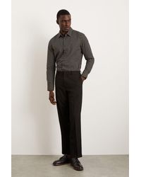 Burton - Tailored Black Smart Trousers - Lyst
