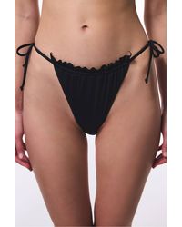 Penti - Super Frill Tie Low-Waist Bikini Bottom - Lyst