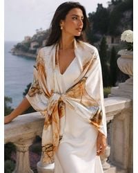 Lemon Daisy Accessories - Cassie Wedding Guest Summer Scarf Shawl - Lyst
