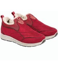 Coopers of Stortford - Suede-Look Fleece Lined Slip-On Trainers With Grip Sole - Lyst