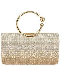 MODISHION - Rhinestone Evening Clutch Bag With Ring Handle - Lyst