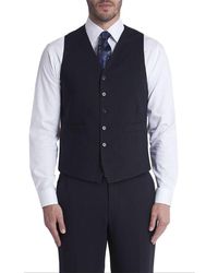 Jeff Banks - Travel 6 Button Regular Fit Suit Waistcoat - Lyst