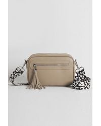 Betsy & Floss - 'Florence' Crossbody Bag With Leopard Print Strap - Lyst