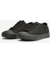Dorothy Perkins - Black Icon Canvas Trainers - Lyst