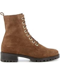 Dune - 'prestone' Leather Lace Up Boots - Lyst