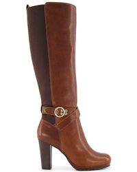 Dune - 'sabrena' Leather Knee High Boots - Lyst
