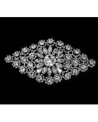 Neel Blue - Diamante Motif Sew On Rhinestone Applique Crystal Patch - Lyst