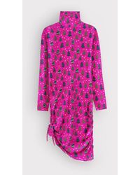 Enorsia - Side Tie Knot Christmas Mini Dress - Lyst