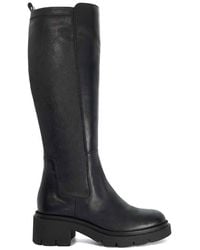 Dune - 'Toni' Leather Knee High Boots - Lyst