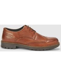 DEBENHAMS - Red Tape Rydal Leather Chunky Sole Brogue - Lyst