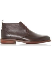 Dune - 'marching' Leather Chukka Boots - Lyst