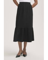 Finery London - Riley Crepe Tiered Midi Skirt - Lyst