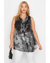 Yours - Sleeveless Swing Blouse - Lyst