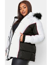 Yours - Long Sleeve Puffer Jacket - Lyst