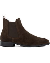 Dune - 'mandatory' Suede Chelsea Boots - Lyst