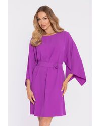 Love Lace - Classic Stretch Midi Long Sleeve Dress - Lyst