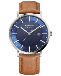 Bering - Solar Stainless Steel Classic Analogue Solar Watch - 15439-507 - Lyst